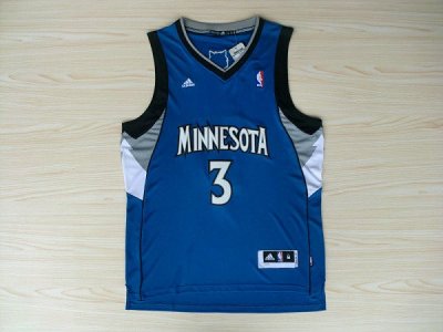 Maillot De Basket Minnesota Timberwolves Brandon Roy 3 Tissus Sportif Fans Edition Bleu